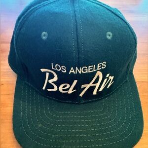Hood hat company Los Angeles Belair Hunter Green wool snapback